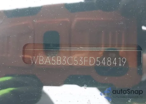 2015 BMW 535I xDrive из США, поврежденный, VIN WBA5B3C53FD548419